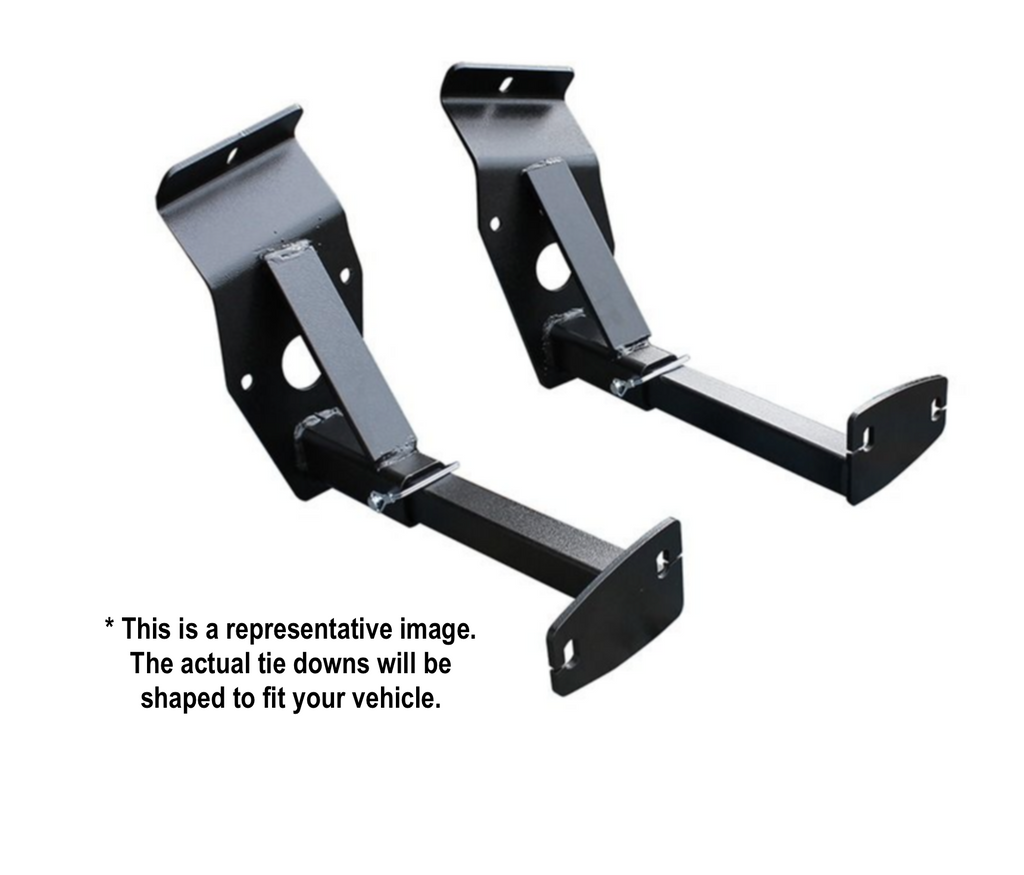 Torklift C3215 Rear Camper Tie Downs - Frame Mount (Set of 2)