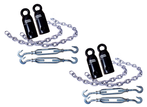 Torklift S9000 Basic SpringLoad Camper Turnbuckles - Steel Chain (Complete Set of 4)