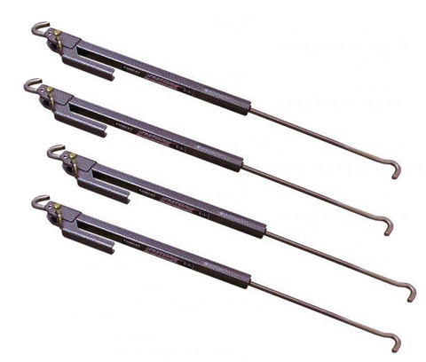Torklift S9520 Original FastGun Turnbuckles - Grey Short Range 14.5"-21.5" (Complete Set of 4)